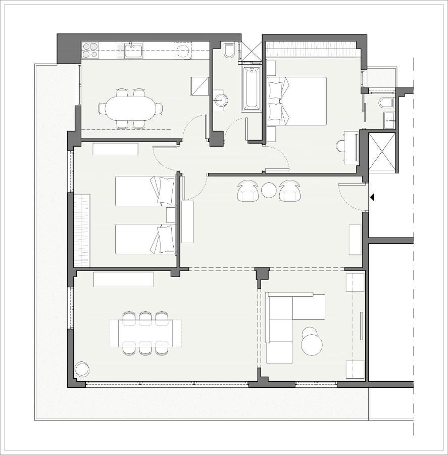 Happy Place! Big, Bright & Central - Ideal For Families And Groups Of Friends Patras Exterior photo